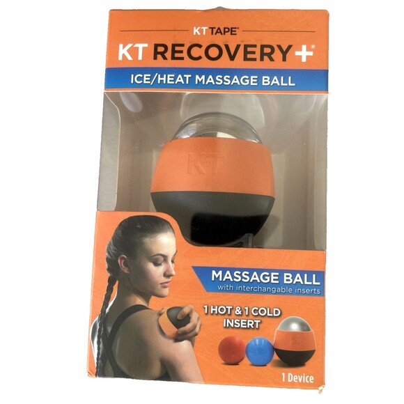 KT Tape Recovery Ice /Heat Massage Roller Ball Interchangeable Inserts Recovery - Picture 5 of 7